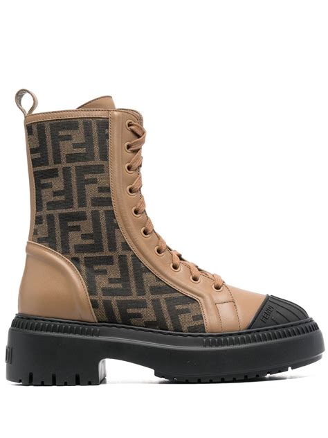 fendi monogram boots